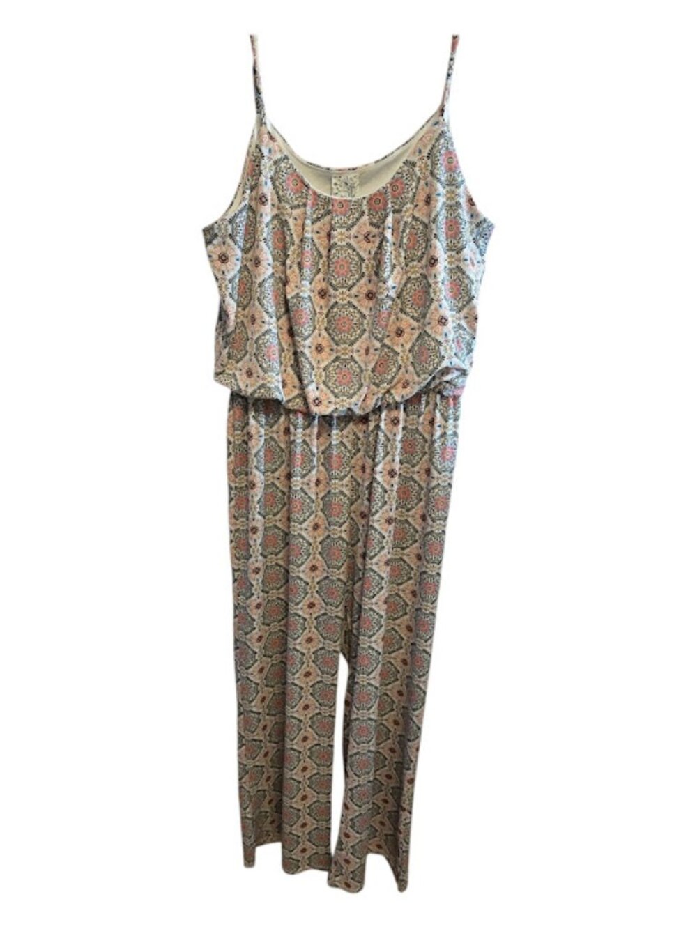 PAISLEY PRINT JUMPSUIT NAIF CAMI STYLE CASUAL RESORTWEAR TRAVEL WEEKEND